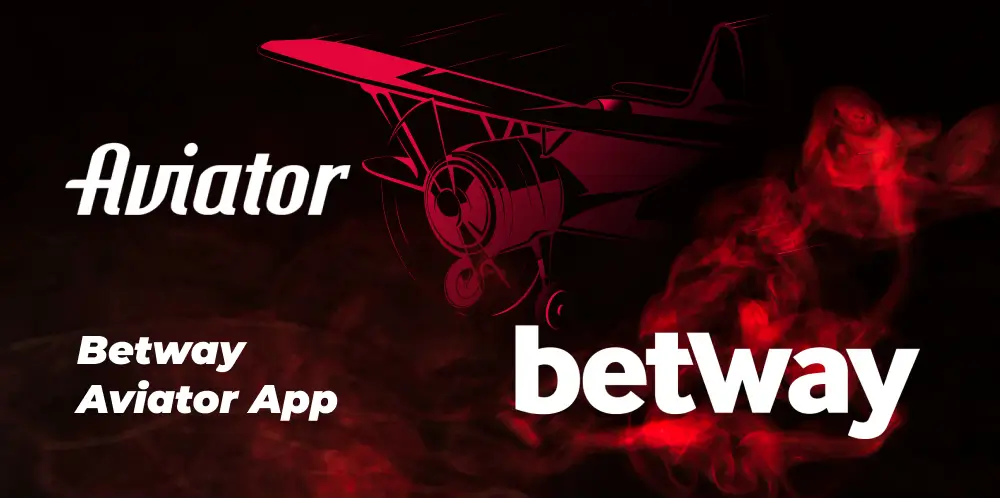 Betway logo displayed with Aviator game airplane graphics