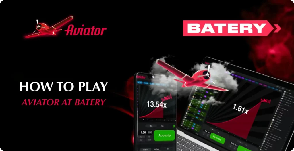 Guide on how to play Aviator game on Batery with example screen